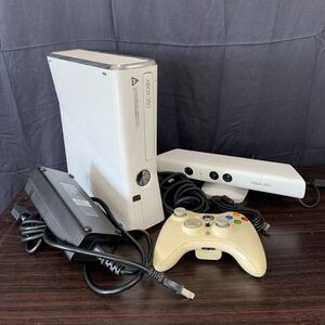□【売り切り】Microsoft マイクロソフト XBOX360 CONSOLE Model1439+キネクトカメラ 1414 セット 動作確認済み 家庭用ゲーム機