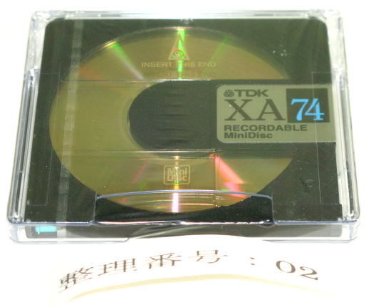 TDK MD-XA74 MD Mini диск упаковка товар упаковка. роза предмет индивидуальный упаковка товар не использовался 002