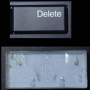 『Delete』キー : Lenovo ThinkPad X1 Carbon 5th Gen5 / 6th Gen6 キートップ+パンタグラフ (FRU: 01ER695 / ばら売り)