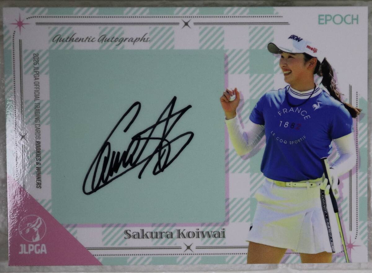 EPOCHONESIGNATUREDECO 小祝さくらプロ5枚限定箔サインカード Yahoo!オークション - 即決 女子ゴルフ 小祝さくら 直筆サイン