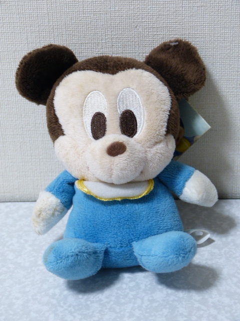 ディズニーベビー ミッキーマウス レトロぬいぐるみ 昭和レトロ ミッキーマウスぬいぐるみ ディズニー 古い雑貨