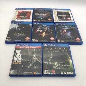 【まとめ売り】PS4 バイオハザードシリーズ 6点など プレイステーション PS ソフト ホラーゲーム BIOHARD ゲーム機