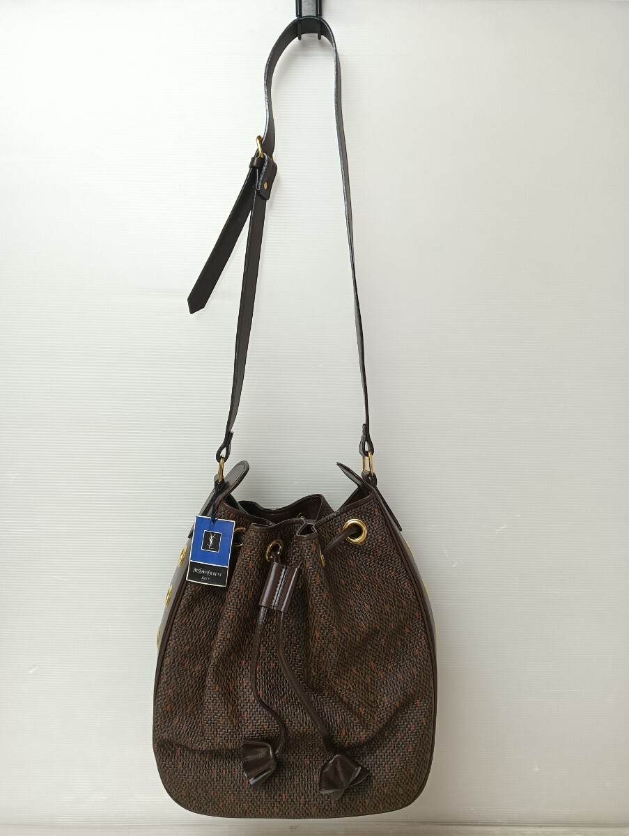 【未使用品】【匿名配送】Yves Saint-Laurent パープルロゴ