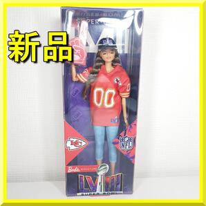 NFL バービー チャンピオンドール 新品 スーパーボウル カンザスシティ チーフス 2024 バービー人形 バスケットボール yh441