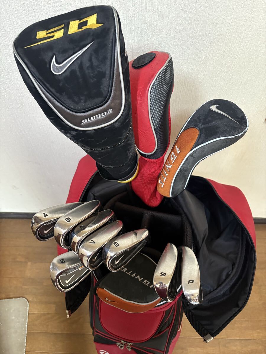 Nike ゴルフクラブセット ブラック/レッド Nike ゴルフクラブセット ブラック/レッド 2025年最新】ナイキ
