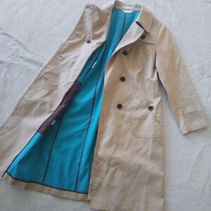 Kumikyoku Kumikyoku KUMIKYOKU Тренч Пальто Верхняя одежда Перо Бежевый K Dot Женщины