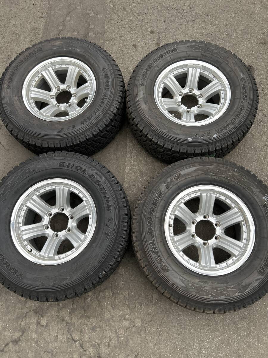 三菱 パジェロ 純正 265/70R16 7J＋10 ホイール　タイヤ　 4本 2025年最新】Yahoo!オークション -パジェロ 純正 ホイール(16