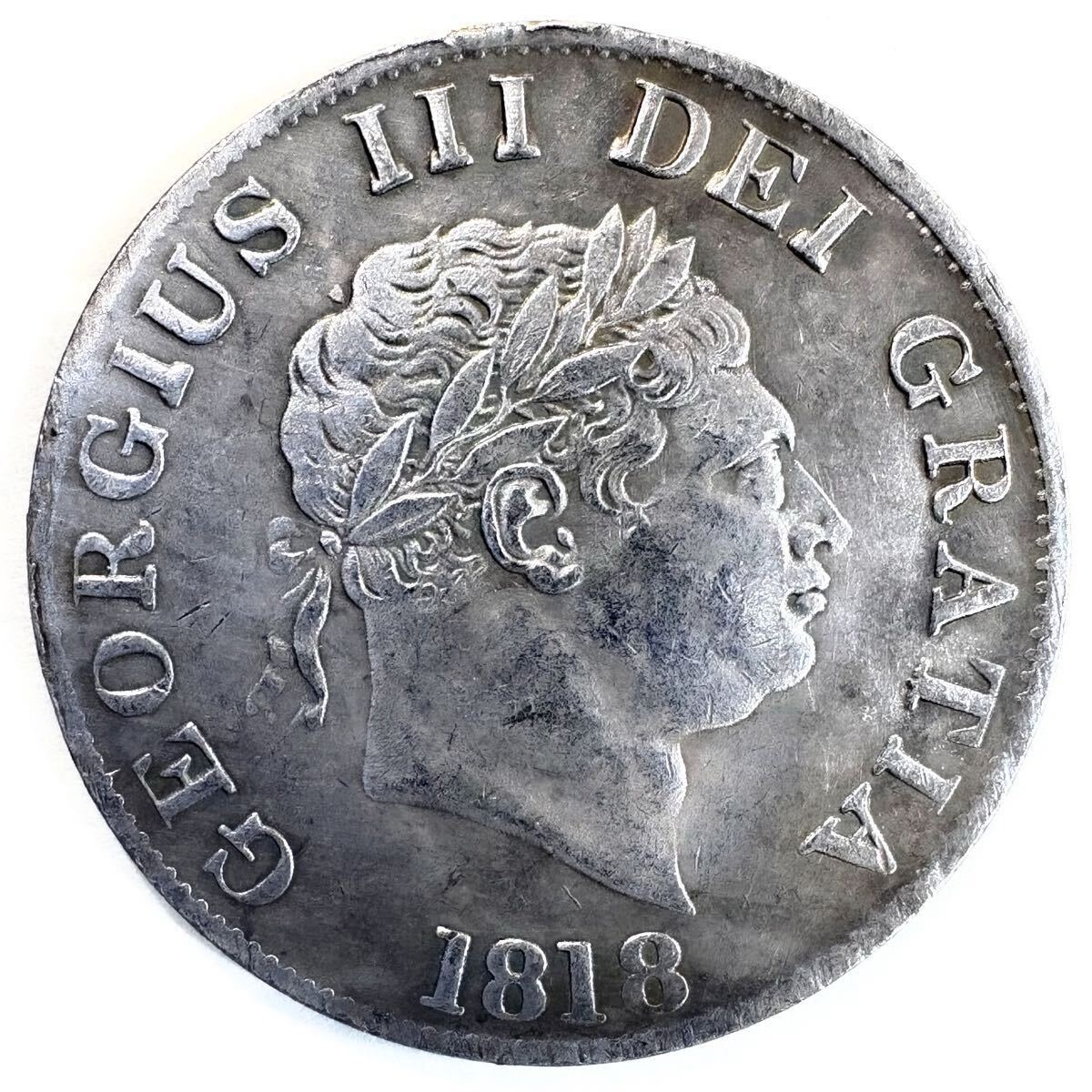 英国1762年ジョージ3世 3ペンス 銀貨 lunatrading_17521