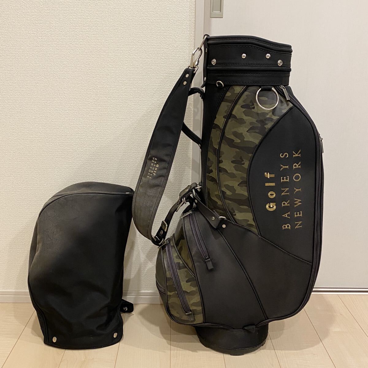 Barneys New York カモフラージュ ゴルフバッグ 最終お値下げ!!バーニーズニューヨーク ゴルフ ボストンバッグ