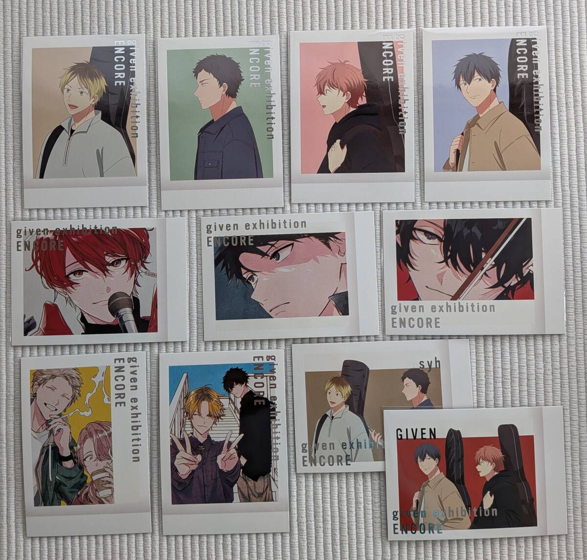 ギヴン展 ENCORE 東京凱旋 PREMIUM ぱしゃこれ 45種 コンプ