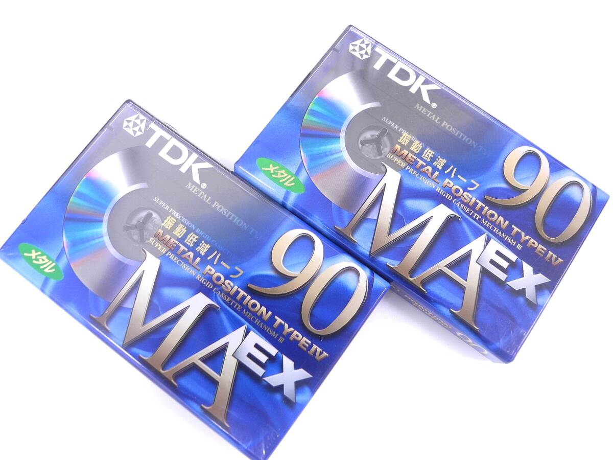 TDK MAEX-110 、maxell M-XS90のテープ2本セット TDK MAEX-110 、maxell M-XS90のテープ2本セット