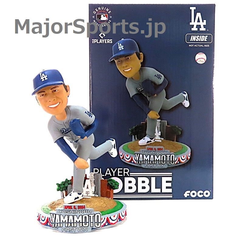 未使用品 MLB ドジャース 首振り人形 Amazon.co.jp: 2024個限定 大谷翔平 ボブルヘッド ビッグヘッド