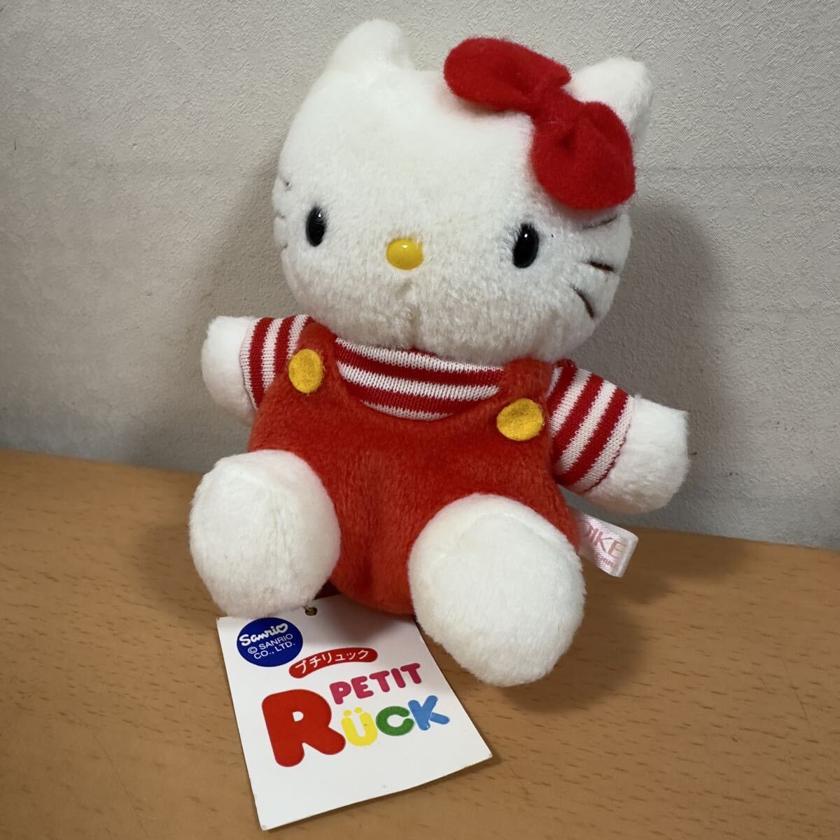 【希少レア】ハローキティ どこでもフック ぬいぐるみ　マスコット　1997年製 希少レア】ハローキティ どこでもフック ぬいぐるみ マスコット