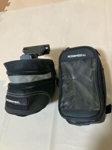 ROSWHEEL Сумка на ручку велосипеда и сумка на седло