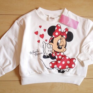 新品ミニーちゃん*子供服プルオーバー*Disney送料無料キッズ*新品トレーナー