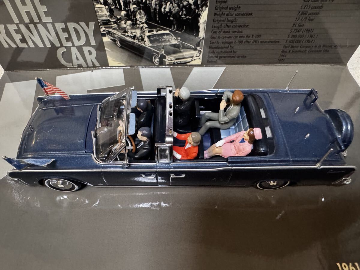 ☆激レア品❗️KENNDY CAR 1:43ケネディー暗殺☆MINICHANPS ☆激レア品❗️KENNDY CAR 1:43ケネディー暗殺☆MINICHANPS