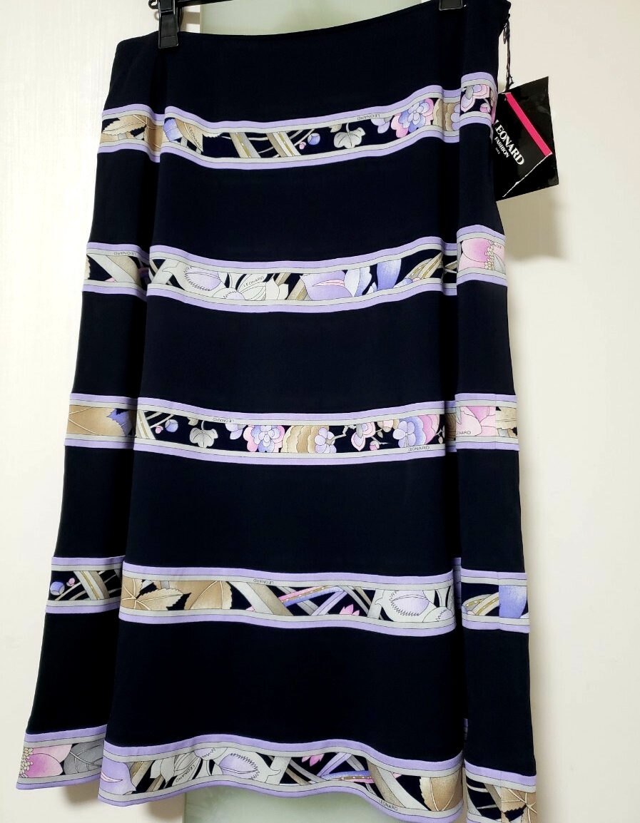 未使用品　レオナール　スカート 2025年最新】Yahoo!オークション -レオナールスカートの中古品