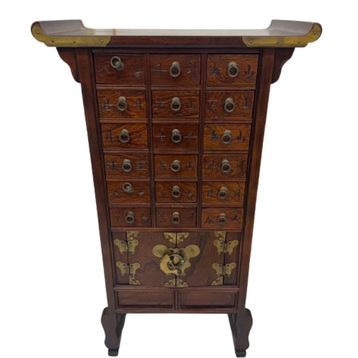 薬箪笥 楽天市場】ミニチェスト 木製 無垢 薬箪笥 和風 和室 薬タンス