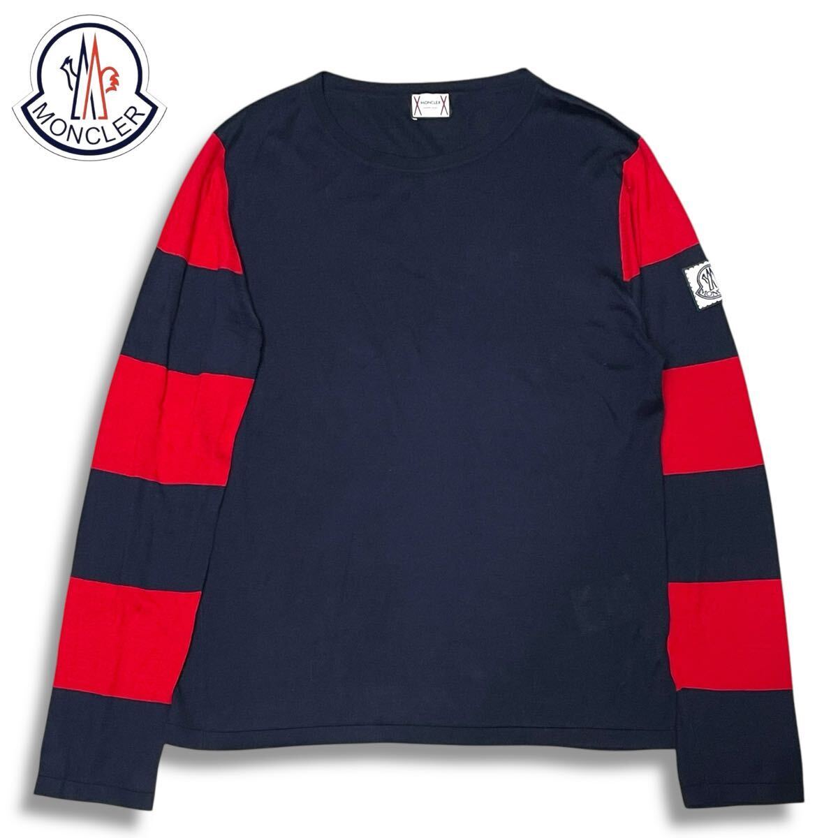 ほぼ未使用品 MONCLER ビッグロゴ S ロンT ほぼ未使用品 MONCLER ビッグロゴ S ロンT MONCLER（Tシャツ