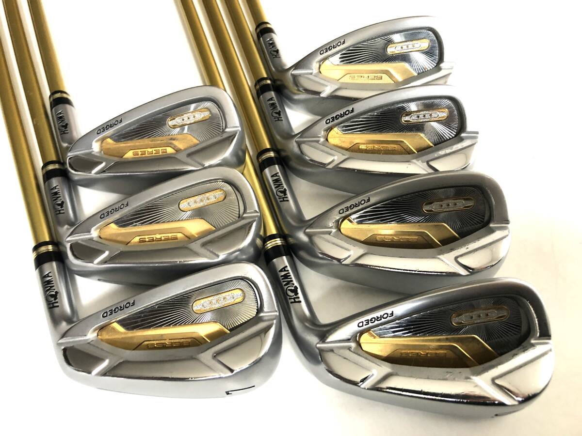 【良品】 ホンマ ベレス MG803 メンズアイアンセット6本 スチール R 良品】 ホンマ ベレス MG803 メンズアイアンセット6本 スチール R Golf