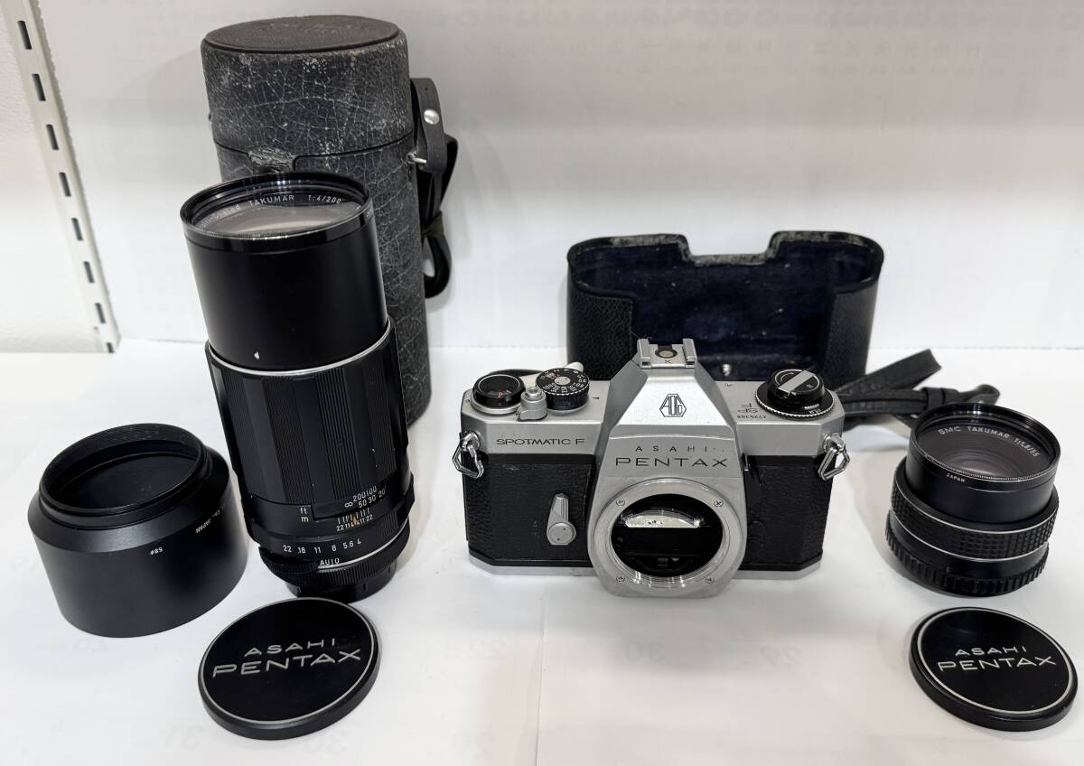 ASAHI PENTAX Spotmatic 55mm フィルムカメラ Zebra ゼブラウッド Pentax Spotmatic | Macha Cameras