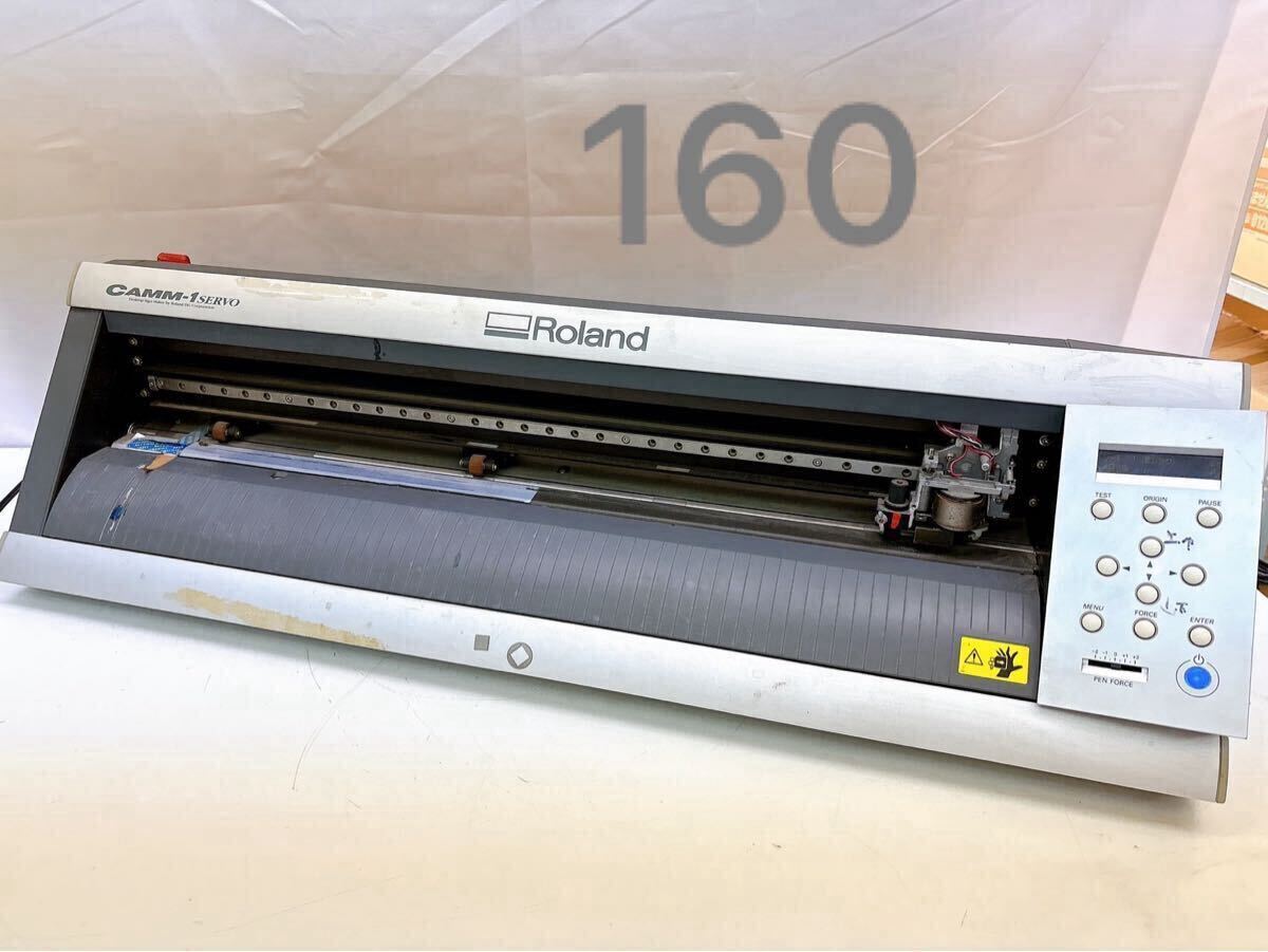 美品 Roland CAMM-1 SERVO GX-24 カッティングマシン さまざまな表示物を手軽に製作！スタイリッシュなデスクトップ