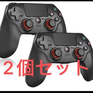 PS4コントローラー 無線 ワイヤレス ジャイロ PS4 / PS4 Pro / PS4 Slim / PC 白 2個セット