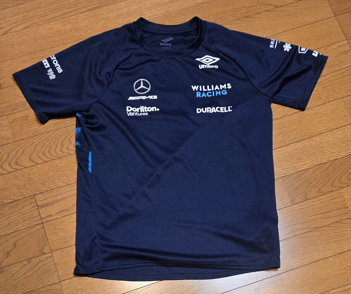 WILLIAMS RACING F1 支給品ポロシャツ　Lサイズ　タグ付 Williams Racing 2025 チーム ポロシャツ - ネイビー ブルー