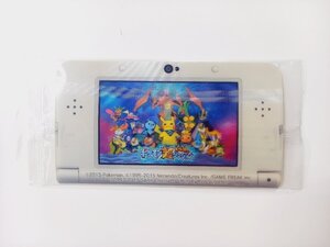 【新品・未開封】ポケモン超不思議のダンジョン 3DS 早期購入特典 3Dステッカー