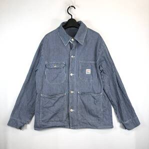 90s USA製 POINTER BRAND ポインターブランド ヒッコリー カバーオール Mサイズ