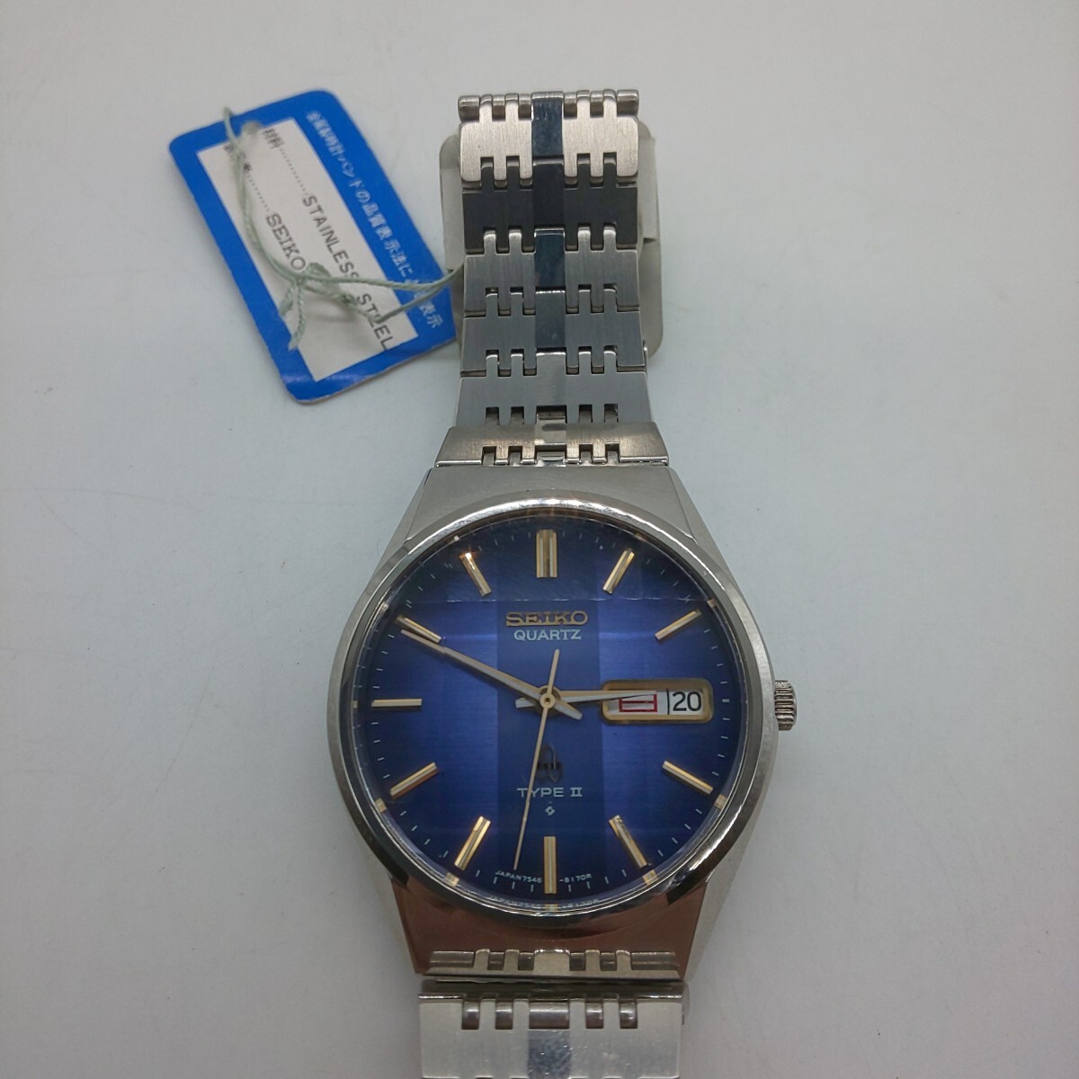 SEIKO セイコー TYPE II 7546-8090 クォーツ 腕時計 Yahoo!オークション -「7546-8090」(セイコー) (さ行)の落札相場