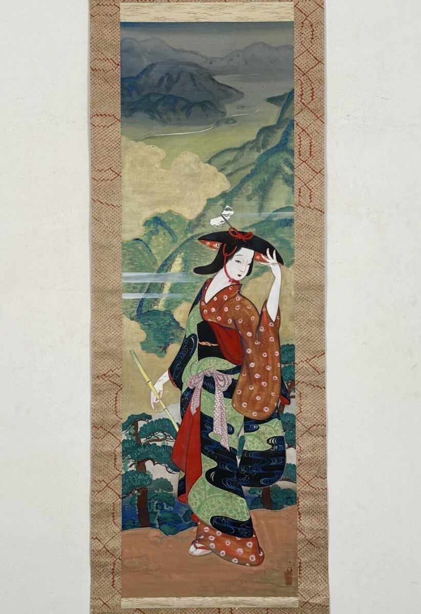 川村曼舟 富士山 掛け軸　掛軸　富嶽図　共箱あり 二重箱29 川村曼舟 富士山 掛け軸 掛軸 富嶽図 共箱あり 二重箱29 川村曼