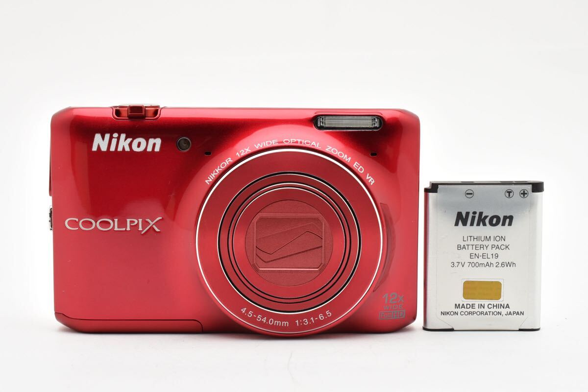 【美品】Nikon COOLPIX S6400 レッド ★動作確認済み★ Amazon.com : Nikon COOLPIX S6400 16 MP Digital Camera with
