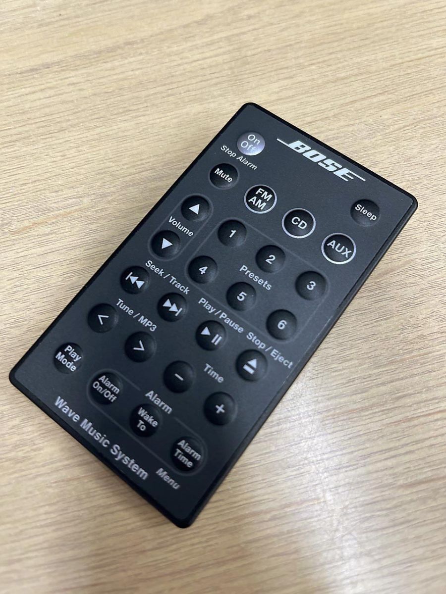 Bose ウェーブミュージックシステムⅢ完動品　純正リモコン純正電源コード·取説 Bose WAVE MUSIC SYSTEM完動品 純正リモコン純正コード取説