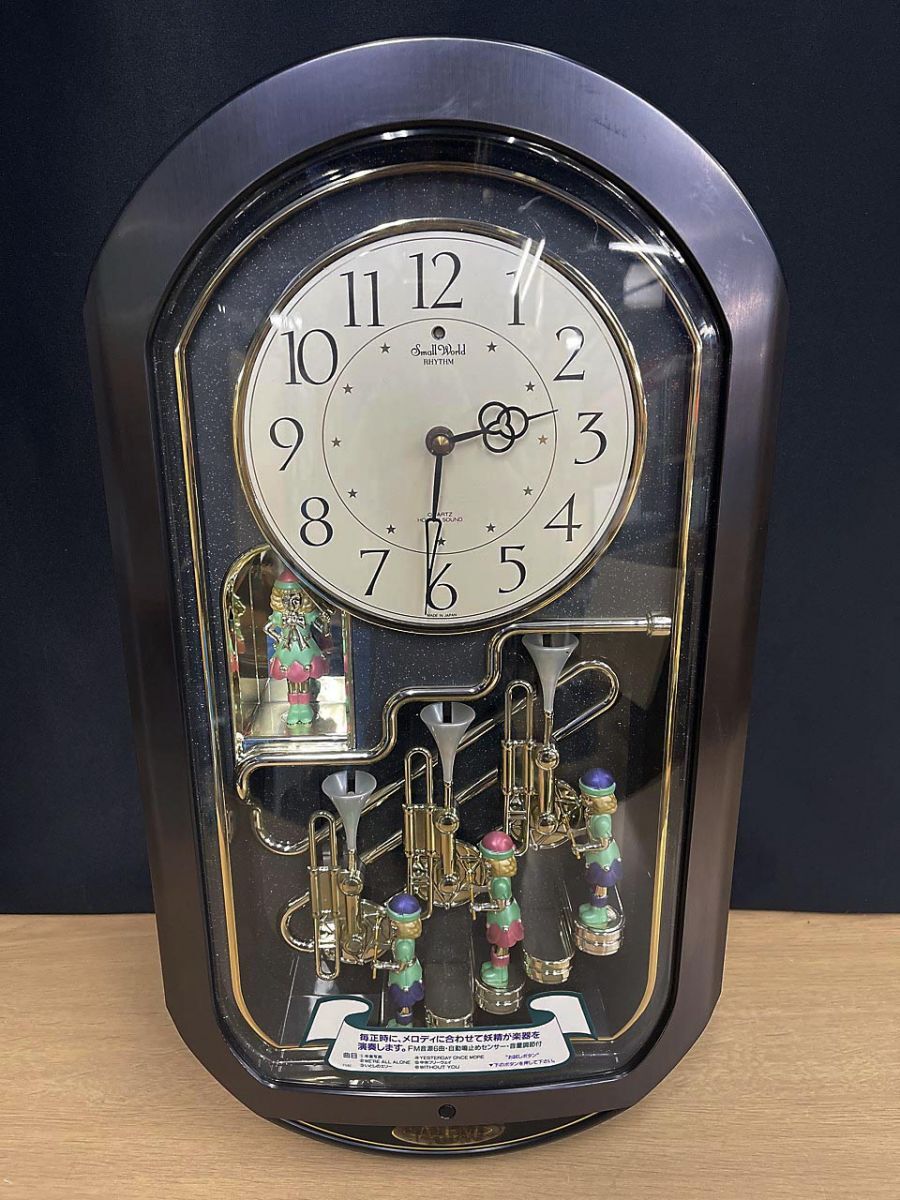 【完動品】リズム　rhythm ゼンマイ時計　動作確認済み リズム時計工業 Rhythm Family 30DAY 昭和40年代【W217】 | れと