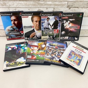Playstation2 ゲームソフトまとめ ウイイレ7.8.9/テトリス/ウイニングポスト7/プロスピ/パワプロ プレステ 現状品