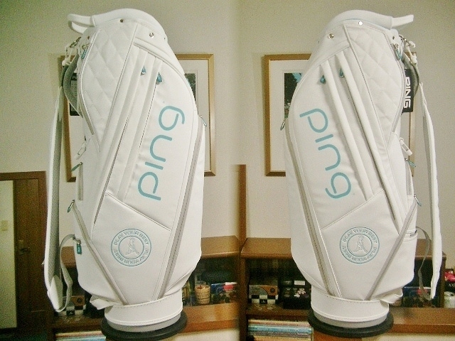 【未使用・超美品】  キャディバッグ and per se 【ポイント10倍☆ネームタグ無料刻印！】and