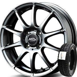 2025年製 国内正規品 ブリヂストンVRX3 155/65R14 + スタッグ ( MID WHEELS StaG ) 4本セット