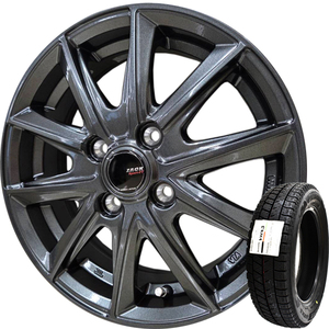 【10/26までの特別価格】2025年製 ブリザック VRX3 155/65R14+ ZACK Sport-FT 4本セット【レビューを書いてプレゼント付き】