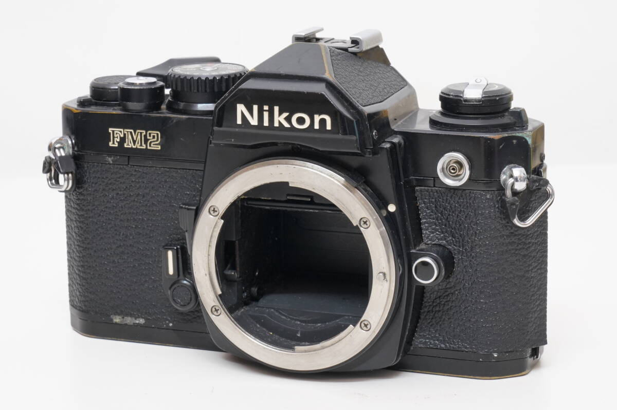 【動作良好】Nikon FM2 中期型ブラック◆露出計OK・モルト交換済み 動作良好】Nikon FM2 中期型ブラック◇露出計OK・モルト交換済み