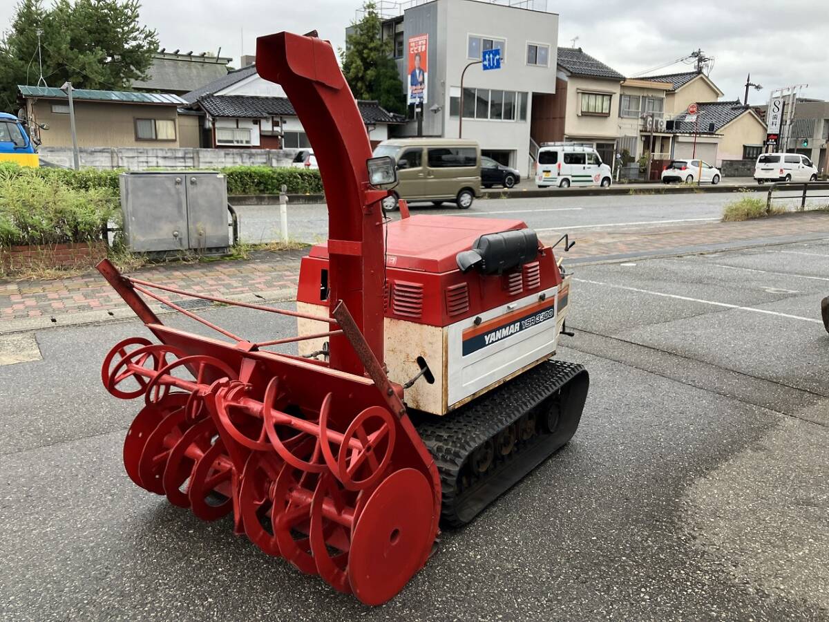 粘りと燃費のディーゼル！セル始動OK ！ヤンマーの中古除雪機、岐阜県 粘りと燃費のディーゼル！セル始動OK ！ヤンマーの中古除雪機