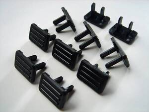 10 крышек для розеток, черные **004