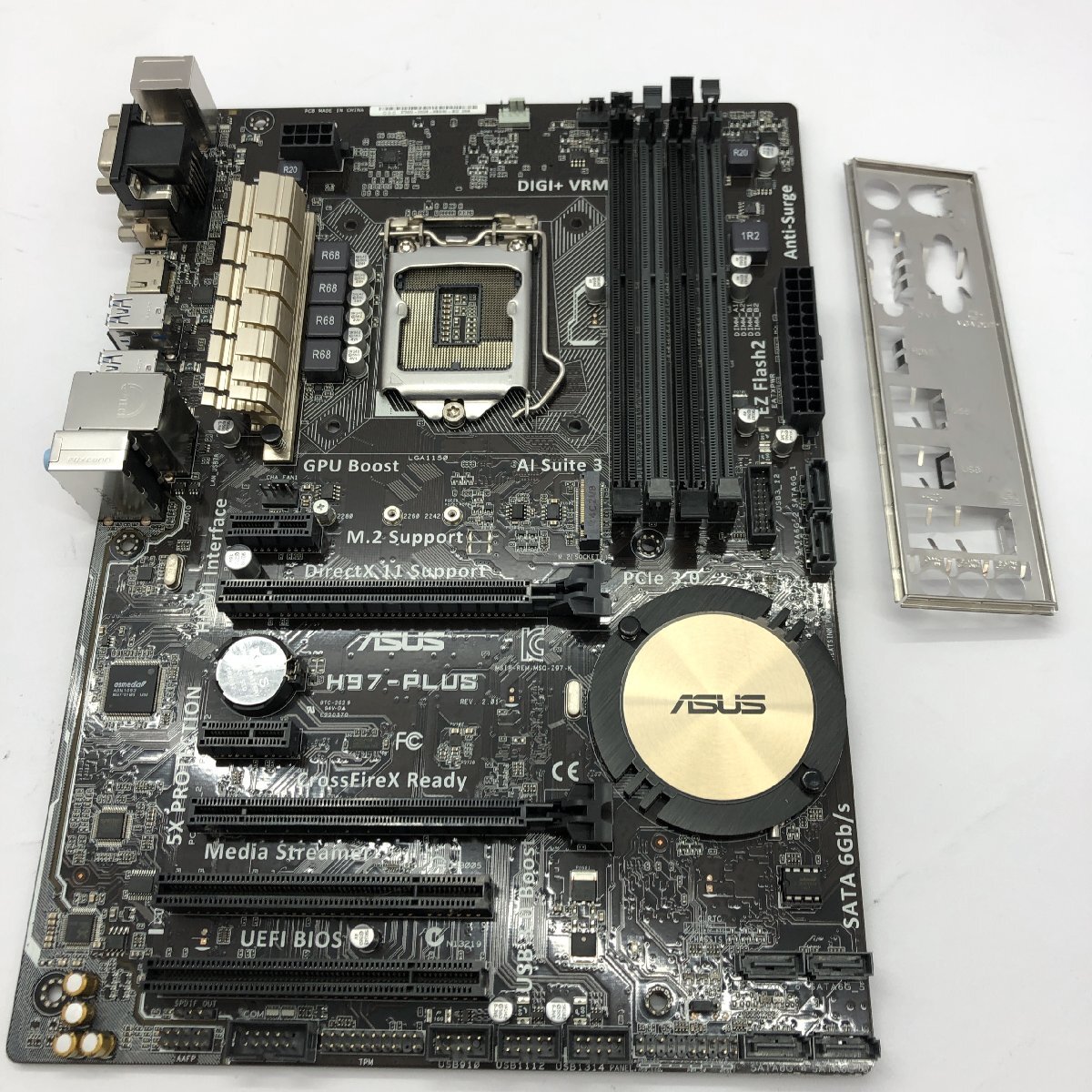 ASUS H97 PLUS LGA1150 マザーボード&CPU 中古 ASUS H97-PLUS インテル 9シリーズ LGA1150対応 intel H97チップ