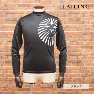 1 иен /LAILING/L размер / охлаждающий mok шея рубашка cut and sewn длинный рукав Golf одежда lai кольцо новый товар / чёрный / черный /ir101/