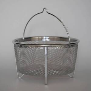 ドイツ WFM Silit(シリット)インサートバスケット 圧力鍋用など、蒸し器、取っ手、脚付