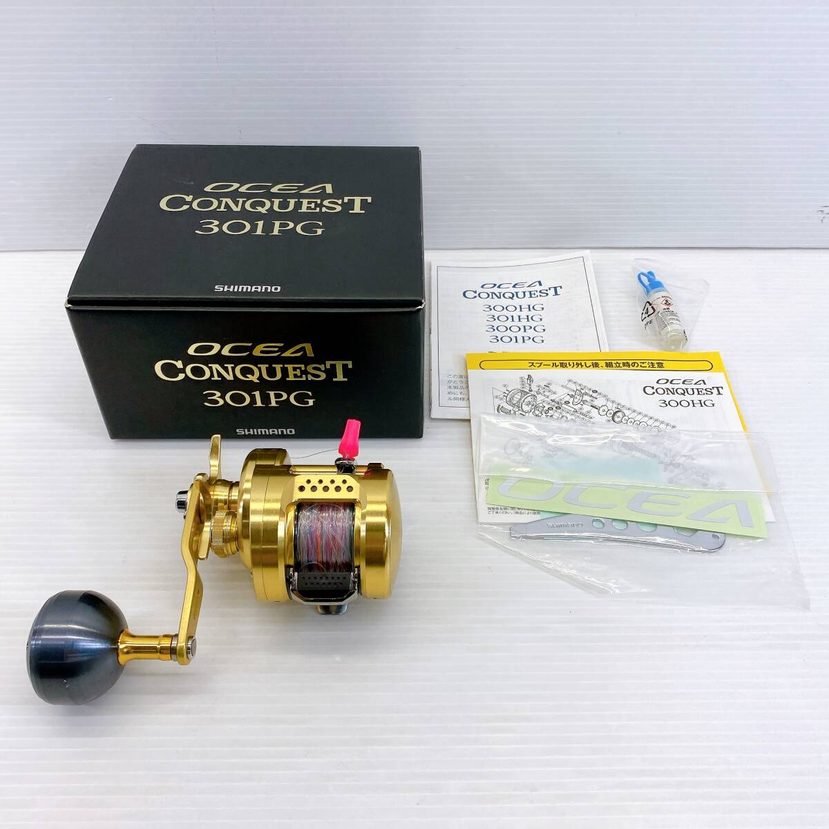 【美品・即使用可】15オシアコンクエスト301HG PE600m ハンドル交換済 楽天市場】オシアコンクエスト 301hgの通販