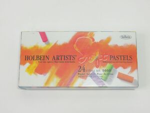 未使用に近い HOLBEIN ARTISTS' SOFT PASTELS 24 Colors ホルベインアーチストソフトパステル 24色 S950