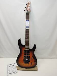 新品 Ibanez アイバニーズ ドラゴンアイバースト “Dragon Eye Burst” エレキギター S670QM S670QM-DEB 1P-06 元箱入り 星野楽器