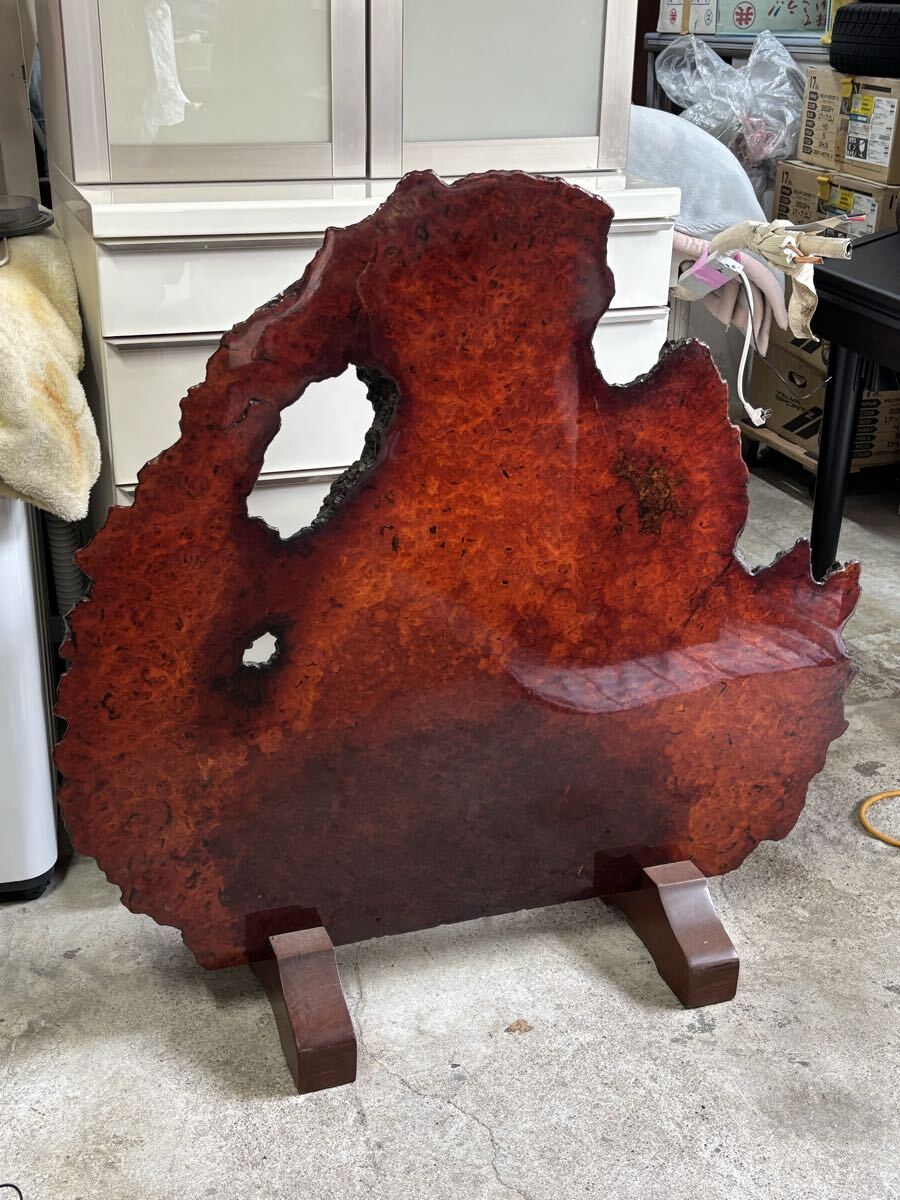 美品　花梨　天然木1枚板　衝立(ついたて) 花梨 衝立 パーテーション 高級銘木 唐木 花梨 一枚板 衝立 高さ