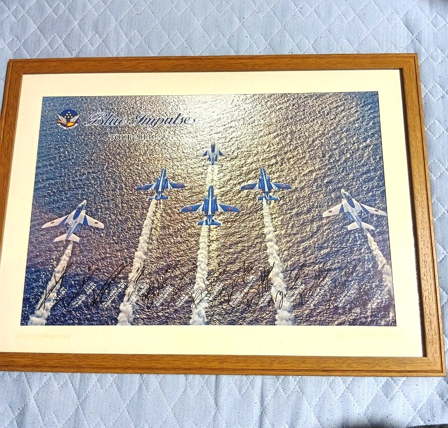 【ブルーインパルス サイン入りパネル】 Yahoo!オークション -「ブルーインパルス サイン」の落札相場